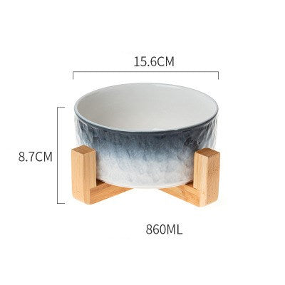 Creative Ceramic Bowl with Stone Pattern for Soup & Salad