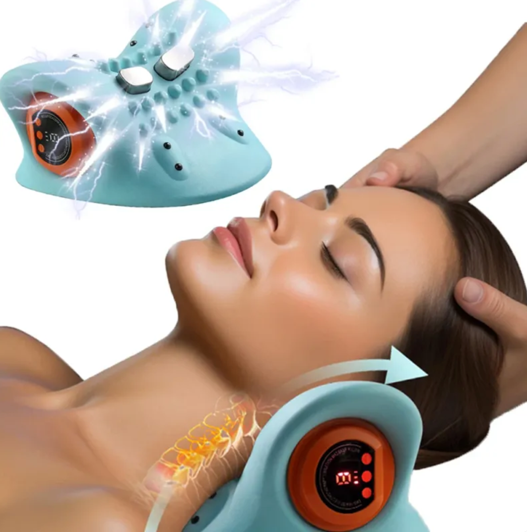 Calmevix CerviAlign™ Go — Portable Acupressure Neck Pillow