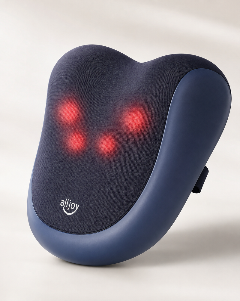 ALLJOY Cordless Shiatsu Back & Neck Massager with Heat