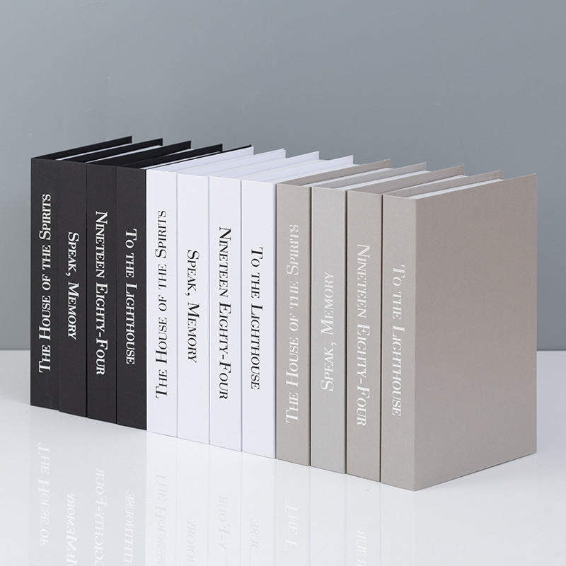 Nordic Style Decorative Fake Book Storage Box