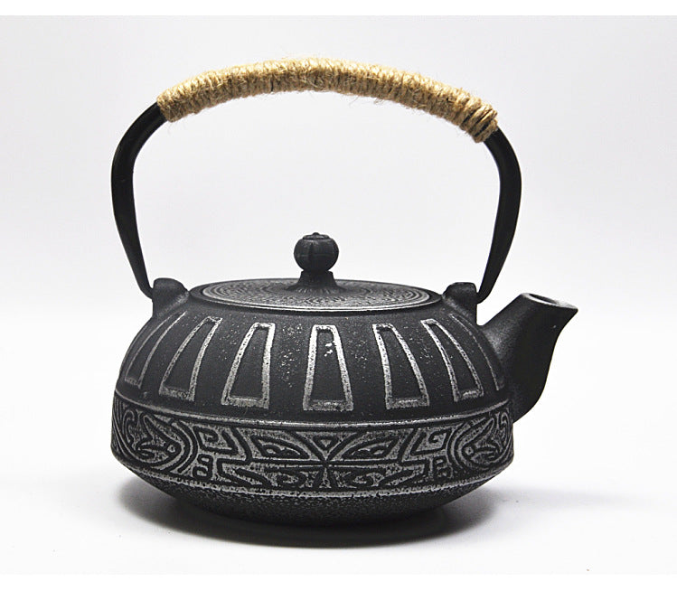Cast Iron Tea Set with Japanese Tetsubin Teapot