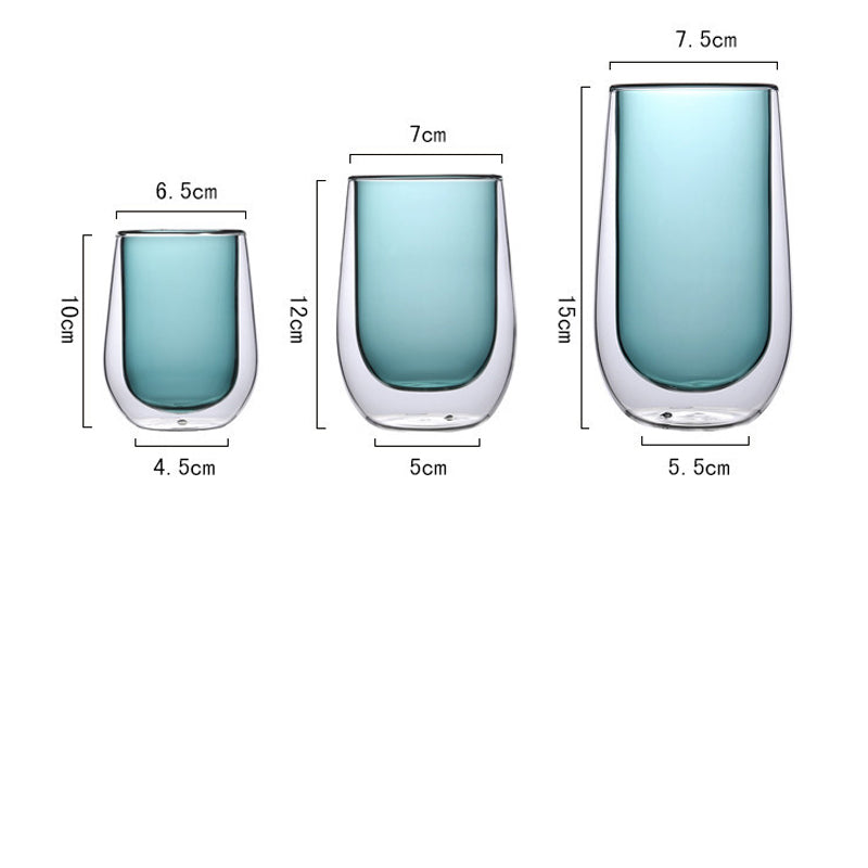 Coloured Glass Cups