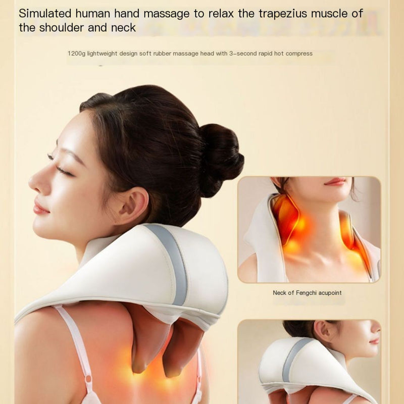 Calmevix KneadCore™ Wrap — Wearable Shoulder & Neck Massager