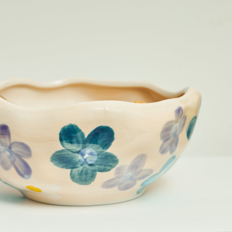 Creative Irregular Ceramic Bowl for Desserts and Oatmeal