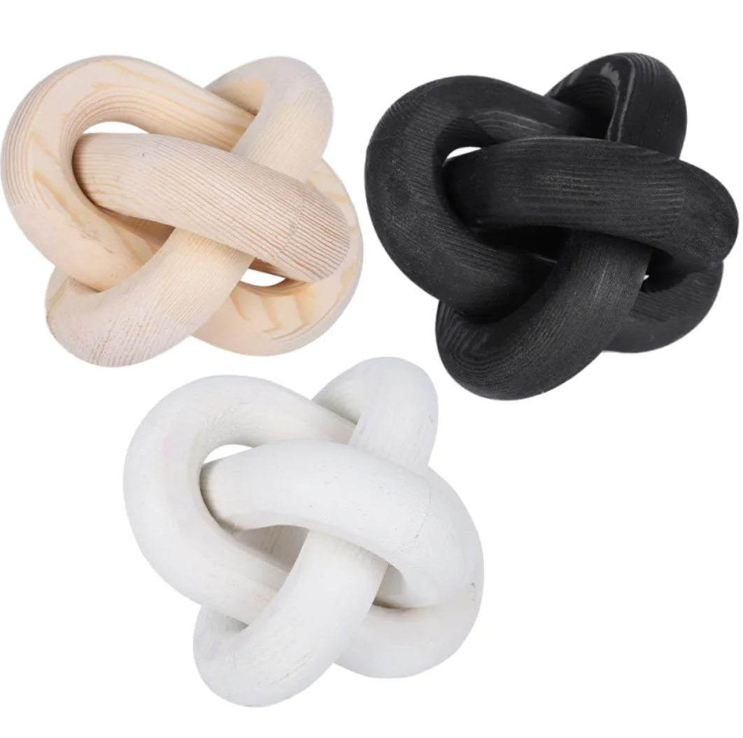Knotted Wooden Sculpture