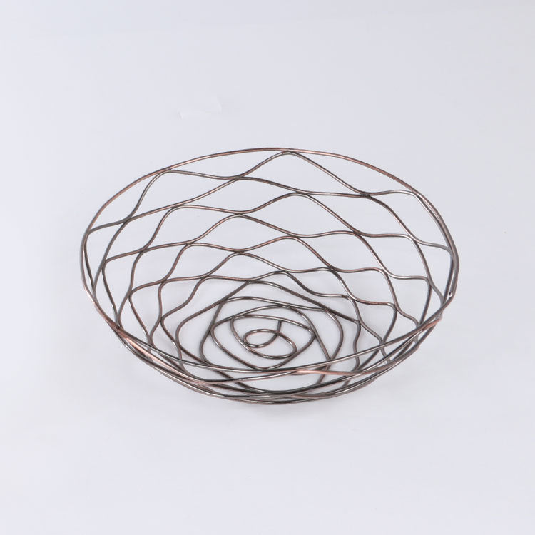Medium European Iron Art Perfume Storage Basket