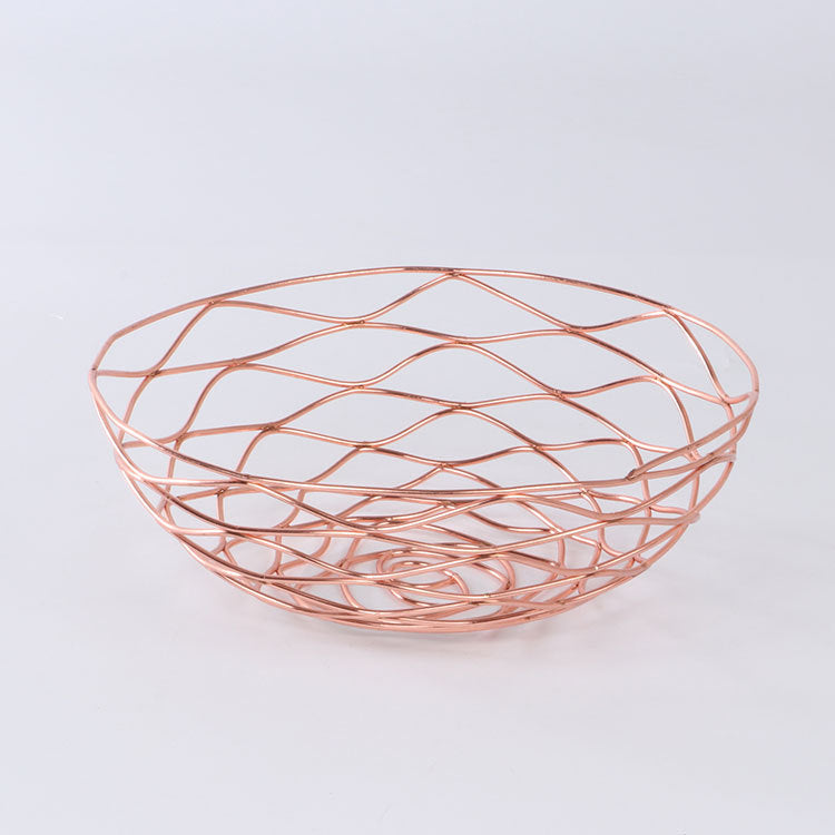 Medium European Iron Art Perfume Storage Basket