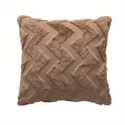 Wavy Pattern Decorative Pillow Cover for Sofa (1pc)