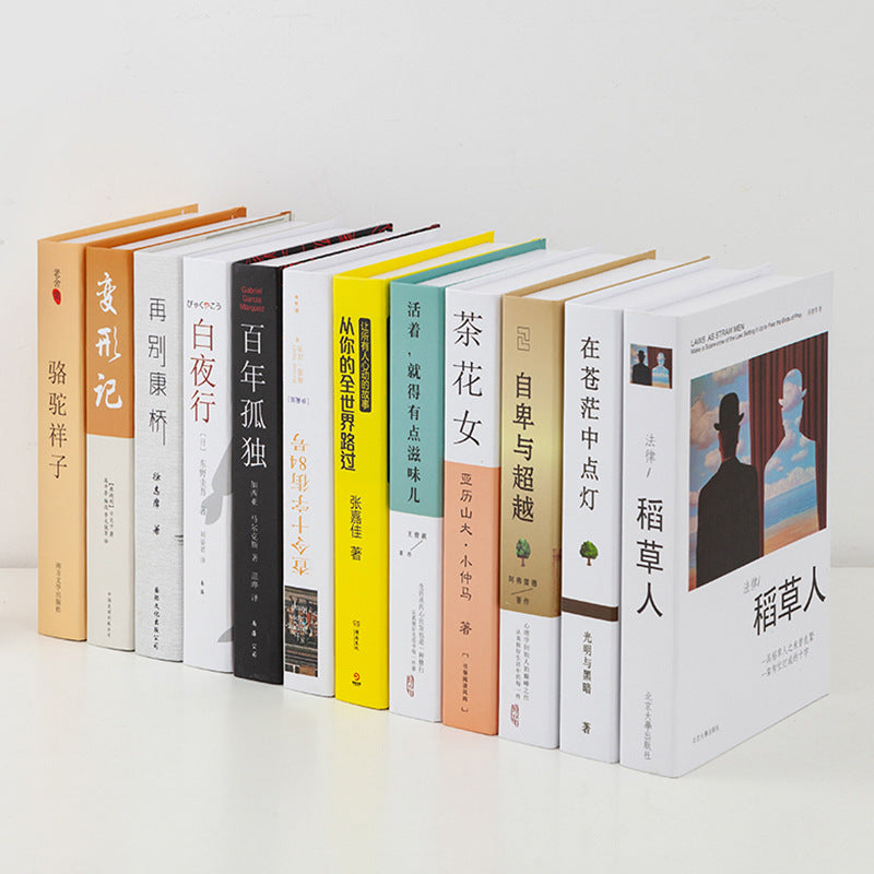 Nordic Style Decorative Fake Book Storage Box