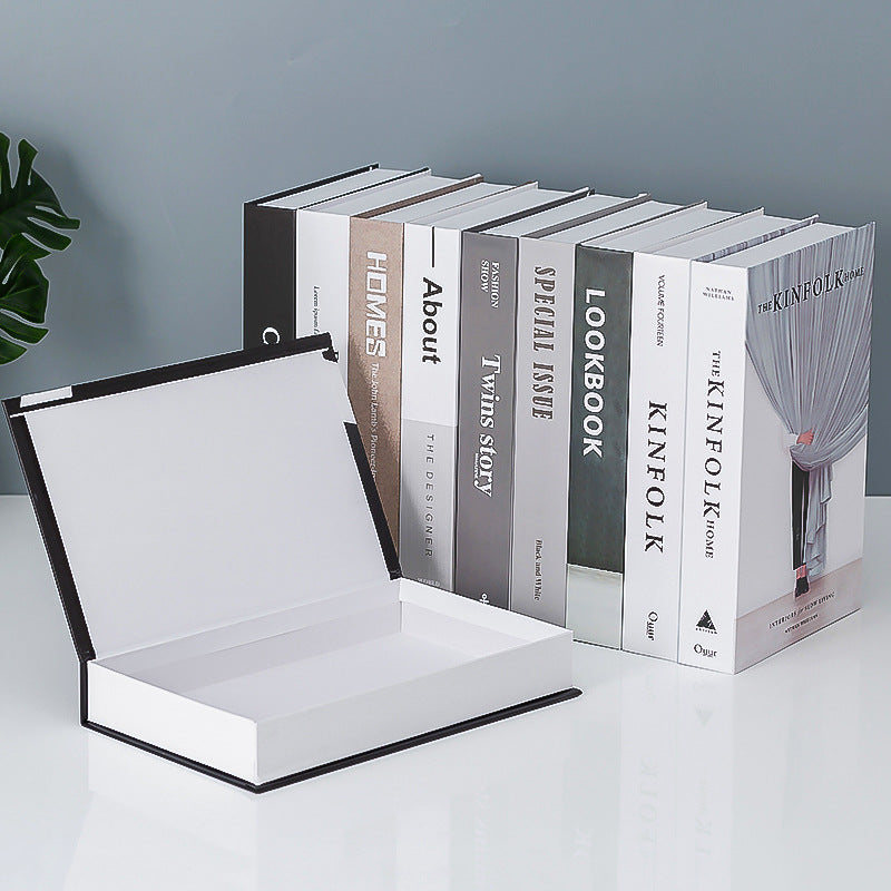 Nordic Style Decorative Fake Book Storage Box