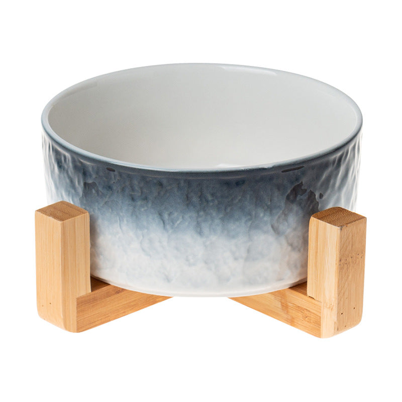 Creative Ceramic Bowl with Stone Pattern for Soup & Salad