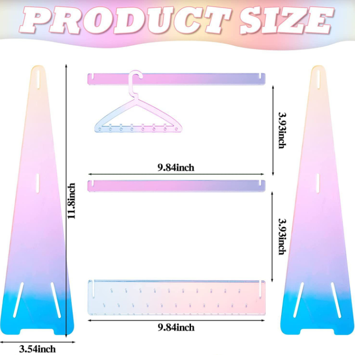 Acrylic Jewelry Storage Box for Earrings and Necklaces
