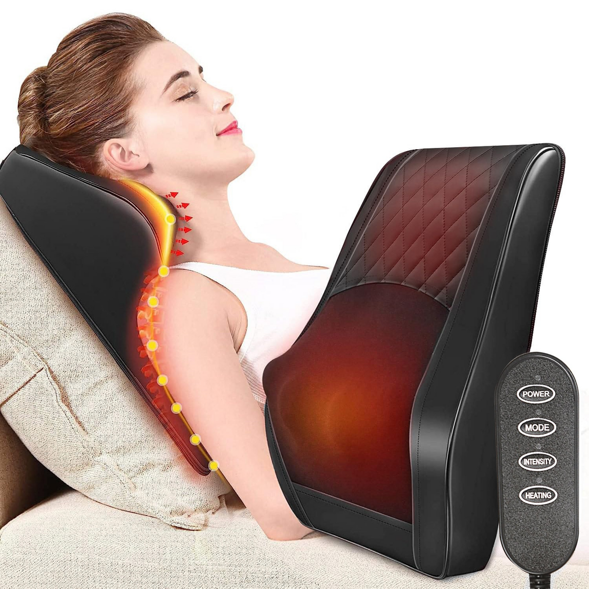 Calmevix KneadCore™ — Shiatsu Heat Massage Pillow