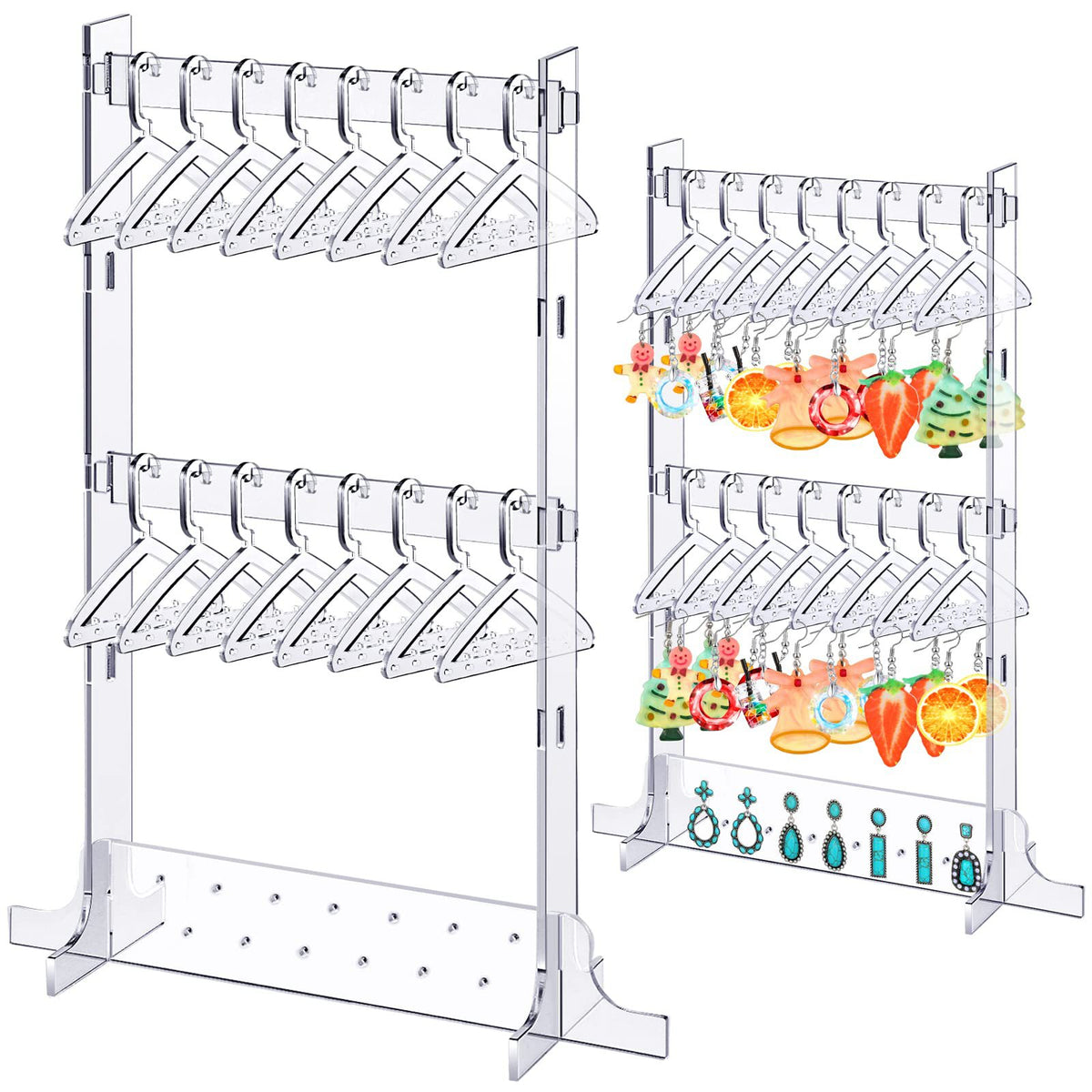 Acrylic Jewelry Storage Box for Earrings and Necklaces