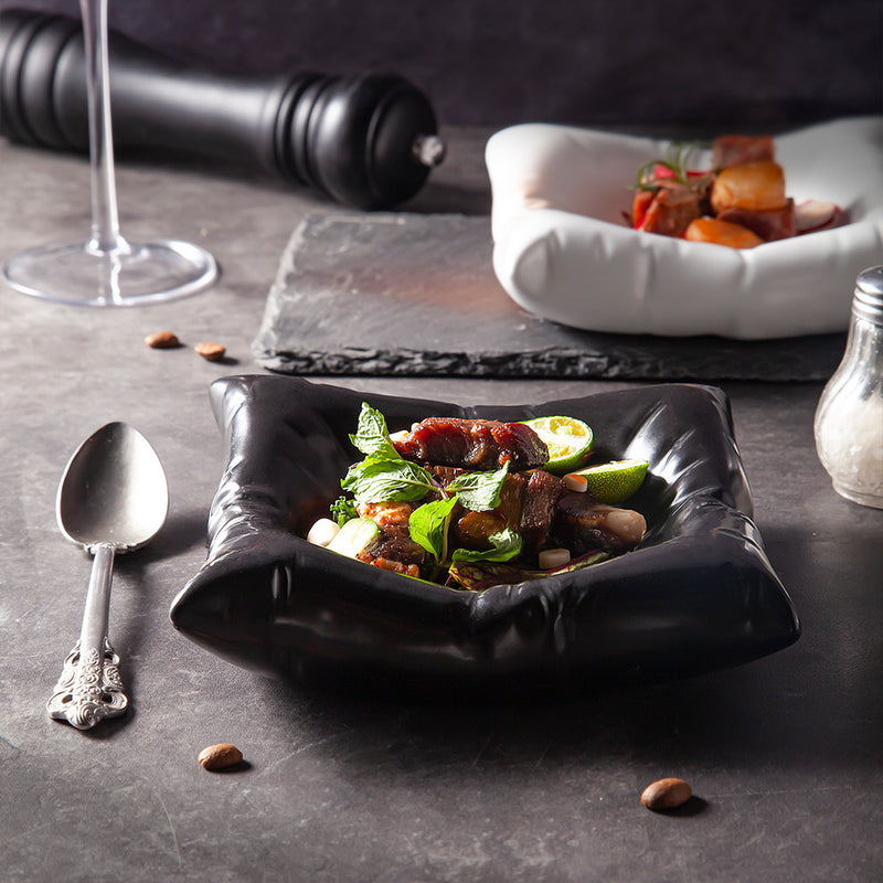 Creative Ceramic Plate for Molecular Cuisine Dining