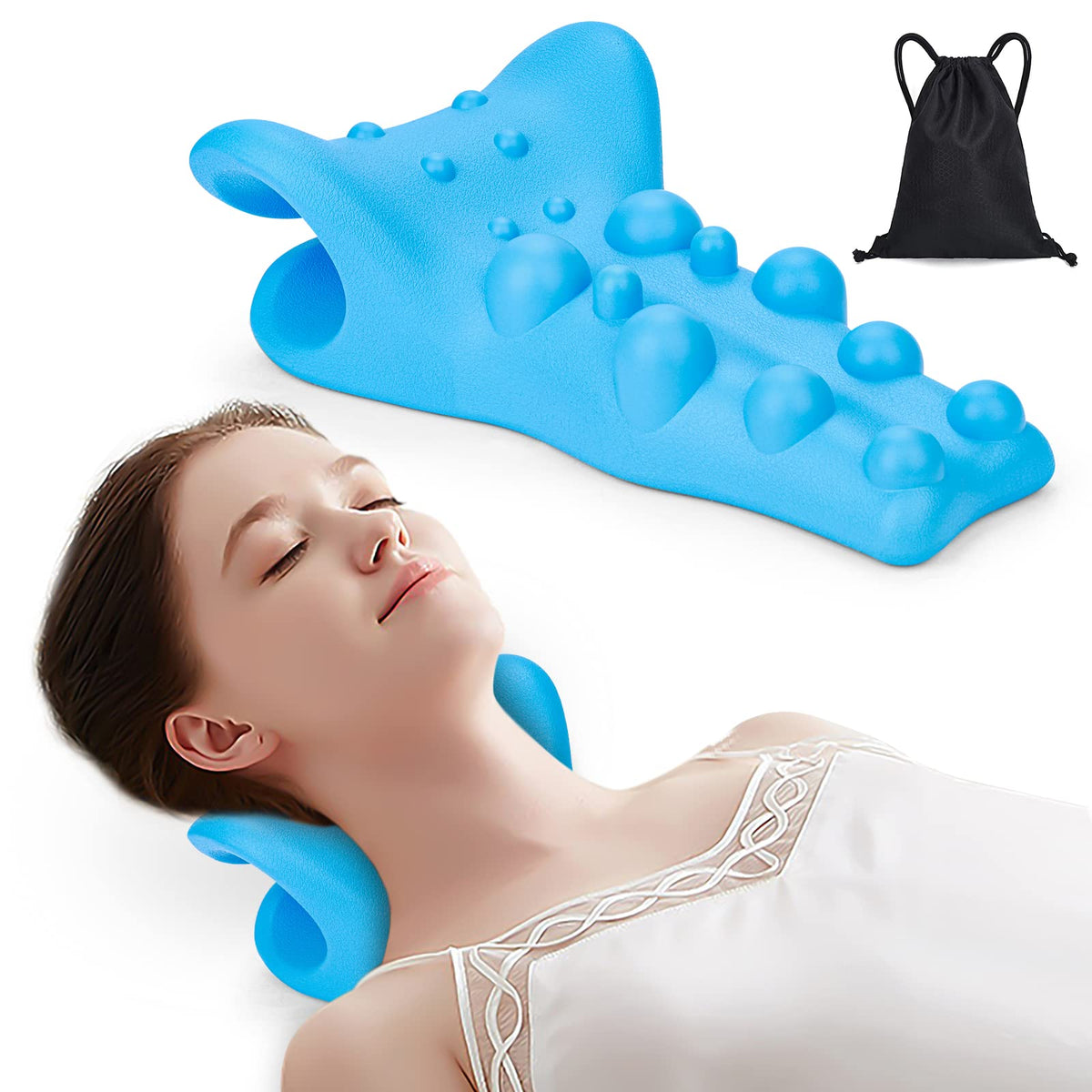 Wingeema BL02 Neck & Shoulder Relaxer — Cervical Traction Pillow