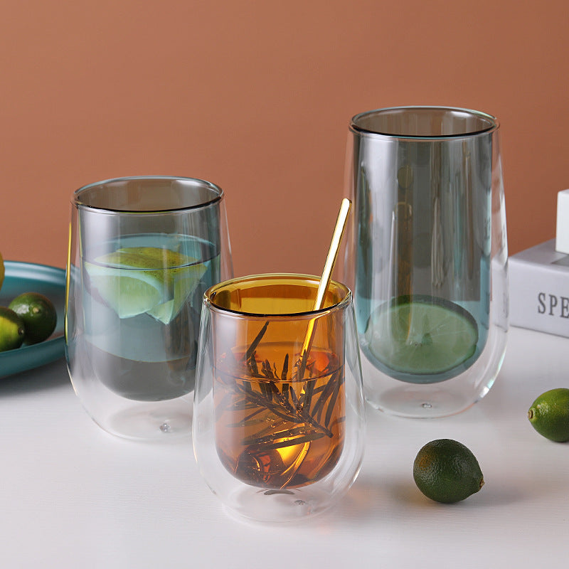 Coloured Glass Cups