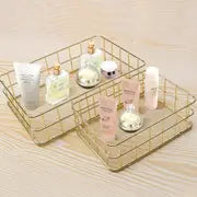 Creative Metal Desktop Storage Basket (1pc)