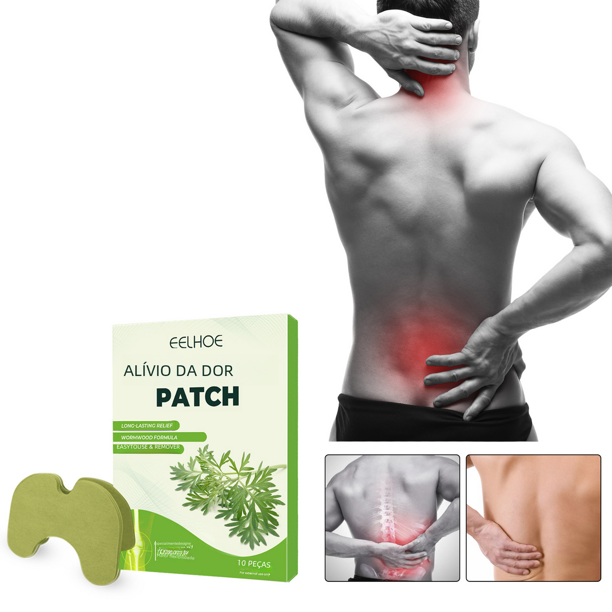 EELHOE Herbal Pain Relief Patches — Joints & Muscles