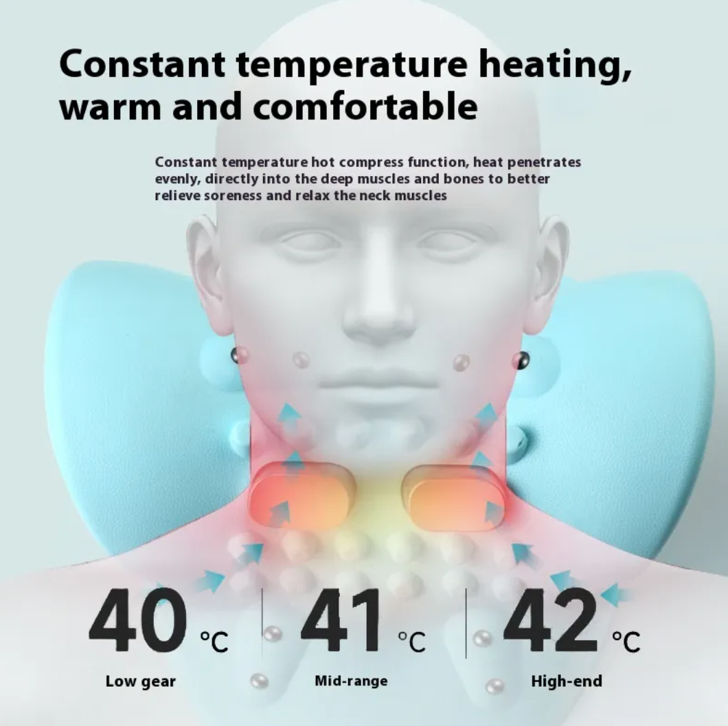 Calmevix CerviAlign™ Go — Portable Acupressure Neck Pillow