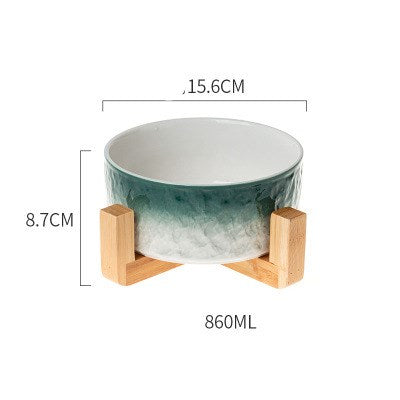 Creative Ceramic Bowl with Stone Pattern for Soup & Salad
