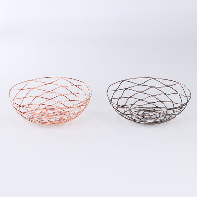 Medium European Iron Art Perfume Storage Basket