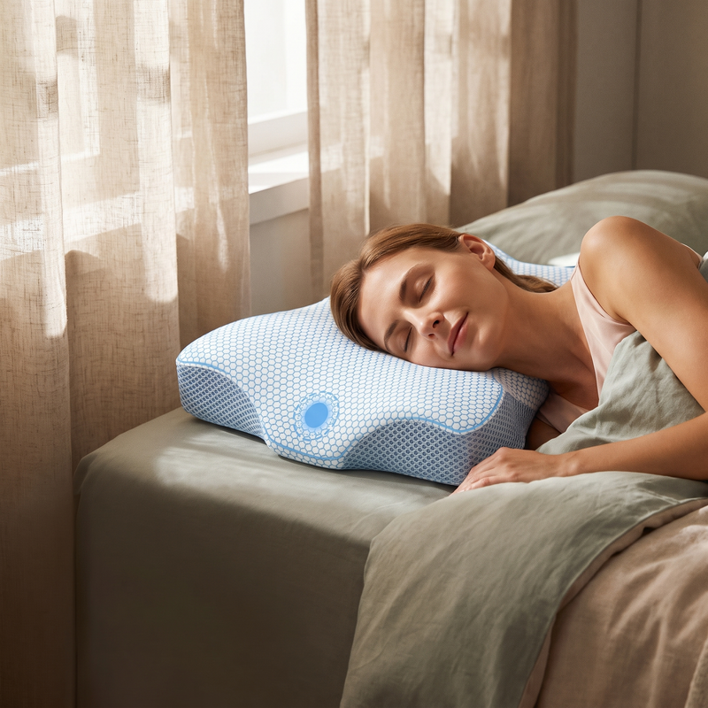 Anvo Ergonomic Cervical Sleep Pillow — Memory Foam